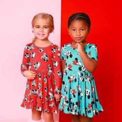 Posh Peanut Short Sleeve Ruffled Twirl Dress Sale