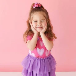 Posh Peanut Short Sleeve Tulle Dress Fashion