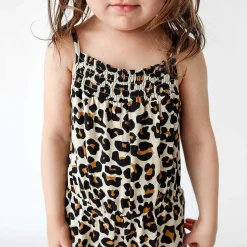 Posh Peanut Sleeveless Smocked Jumpsuit Sale