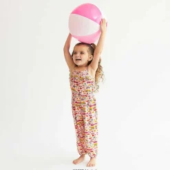 Posh Peanut Sleeveless Smocked Jumpsuit Fashion
