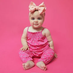 Posh Peanut Sleeveless Smocked Jumpsuit Best Sale