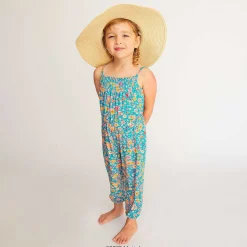Posh Peanut Sleeveless Smocked Jumpsuit Best