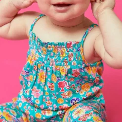 Posh Peanut Sleeveless Smocked Jumpsuit Best