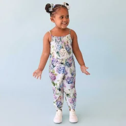 Posh Peanut Sleeveless Smocked Jumpsuit Cheap