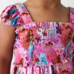 Posh Peanut Smocked Babydoll Bummie Set Cheap