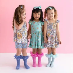 Posh Peanut Smocked Babydoll Dress New