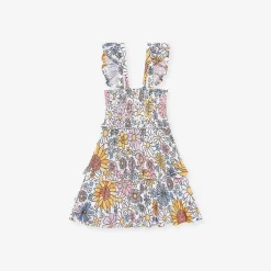 Posh Peanut Smocked Babydoll Dress New