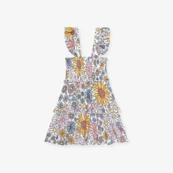Posh Peanut Smocked Babydoll Dress New