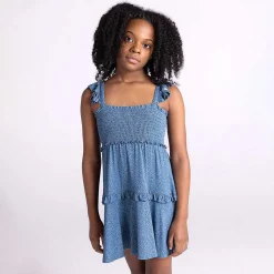 Posh Peanut Smocked Babydoll Dress Store