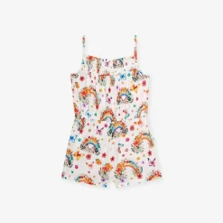 Posh Peanut Smocked Romper Sale