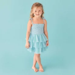 Posh Peanut Smocked Tulle Dress Outlet