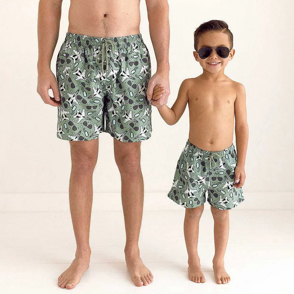 Posh Peanut Swim Trunks Cheap