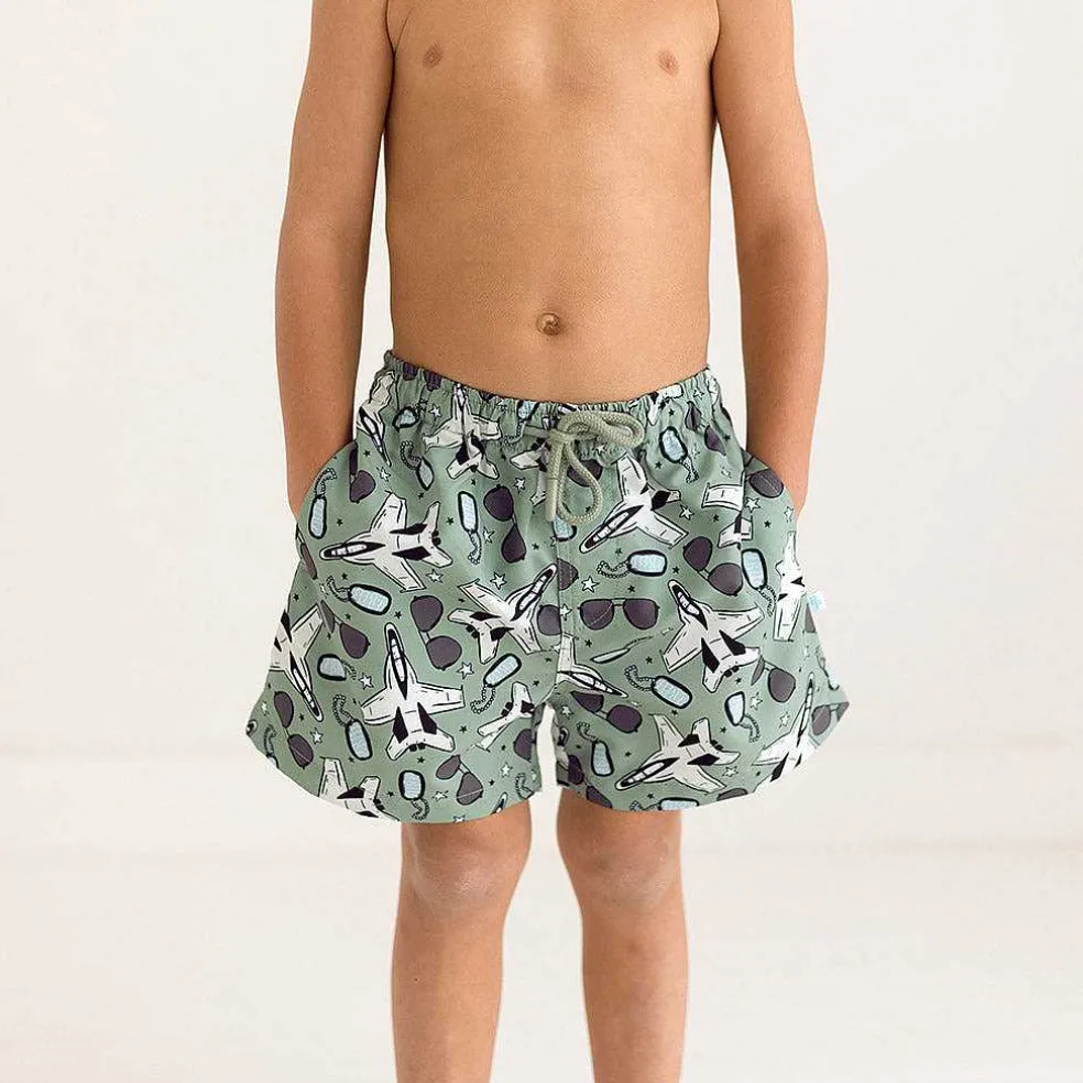 Posh Peanut Swim Trunks Cheap