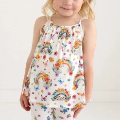 Posh Peanut Tank Ruffled Short Set Clearance