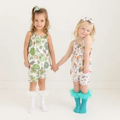 Posh Peanut Tank Ruffled Short Set Clearance