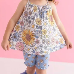 Posh Peanut Tank Ruffled Short Set Clearance