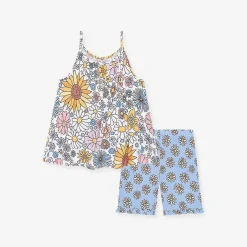 Posh Peanut Tank Ruffled Short Set Clearance