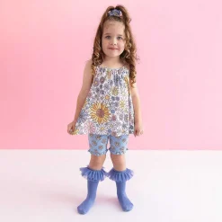 Posh Peanut Tank Ruffled Short Set Clearance