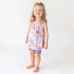 Posh Peanut Tank Ruffled Short Set Online