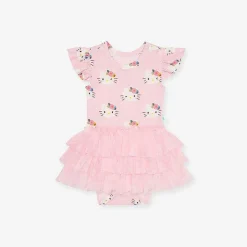 Posh Peanut Tulle Bodysuit Dress Best