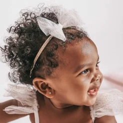 Posh Peanut Tulle Bow Nylon Headband Store