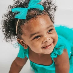 Posh Peanut Tulle Bow Nylon Headband Cheap