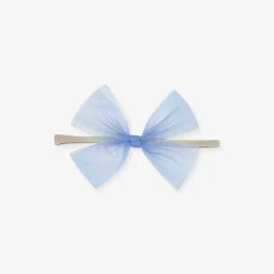Posh Peanut Tulle Bow Nylon Headband Hot