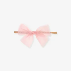 Posh Peanut Tulle Bow Nylon Headband Shop