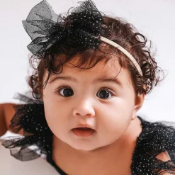 Posh Peanut Tulle Bow Nylon Headband Store