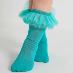 Posh Peanut Tulle Ruffle Knee High Socks Best