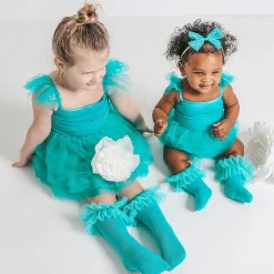 Posh Peanut Tulle Ruffle Knee High Socks Best
