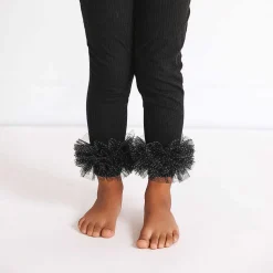 Posh Peanut Tulle Ruffled Leggings Hot