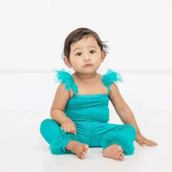 Posh Peanut Tulle Ruffled Leggings Shop
