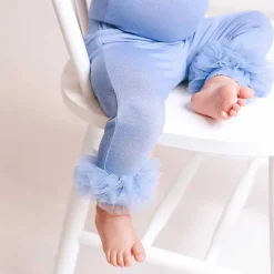 Posh Peanut Tulle Ruffled Leggings New