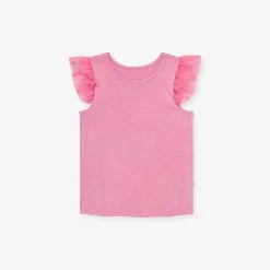 Posh Peanut Tulle Sleeve Shirt Cheap