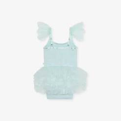 Posh Peanut Tulle Smocked Bodysuit Dress Flash Sale