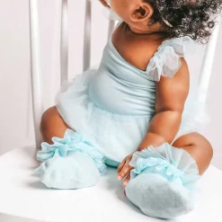 Posh Peanut Tulle Smocked Bodysuit Dress Flash Sale