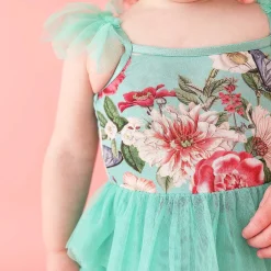 Posh Peanut Tulle Smocked Bodysuit Dress Flash Sale