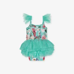 Posh Peanut Tulle Smocked Bodysuit Dress Flash Sale