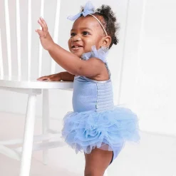 Posh Peanut Tulle Smocked Bodysuit Dress Store