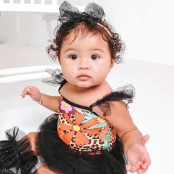 Posh Peanut Tulle Smocked Bodysuit Dress Best