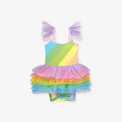 Posh Peanut Tulle Smocked Bodysuit Dress Online