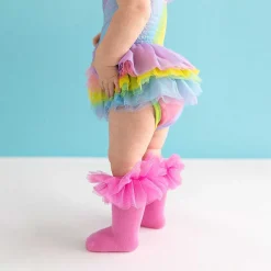 Posh Peanut Tulle Smocked Bodysuit Dress Online