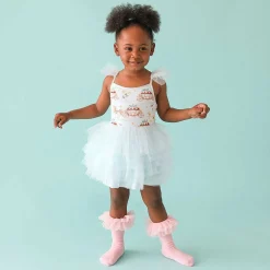 Posh Peanut Tulle Smocked Dress Flash Sale