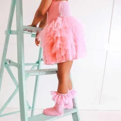 Posh Peanut Tulle Smocked Dress Cheap