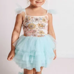 Posh Peanut Tulle Smocked Dress Sale