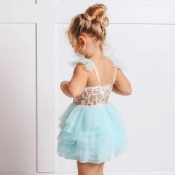 Posh Peanut Tulle Smocked Dress Sale