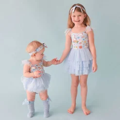 Posh Peanut Tulle Smocked Dress Cheap