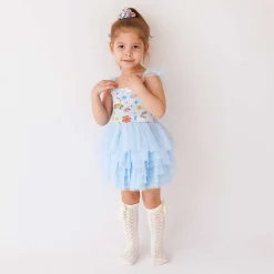 Posh Peanut Tulle Smocked Dress Cheap