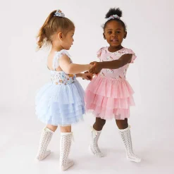 Posh Peanut Tulle Smocked Dress Cheap